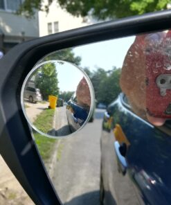 Ampper Blind Spot Mirror, 2" Round HD Glass Frameless Convex Rear View Mirror, Pack of 2 40 71BY2n1knML