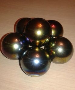6 Pieces of 1.26" Sphere Magnet Rainbow Magnetic Balls | Hematite Rattle Snake |Fidget Toys for Anxiety | Large Magnetic Balls | Magnets for Kids 26 71BYcURNHrL