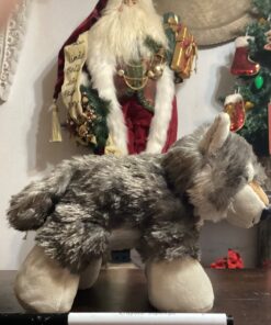 Wild Republic Wolf Plush, Stuffed Animal, Plush Toy, Gifts for Kids, Hug’Ems 7" 42 71BaBc96 QL