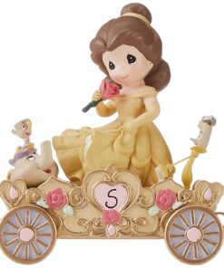 Alternative view of Precious Moments, Disney Showcase Collection, A Beauty To Behold At Five Years Old, Disney Birthday Parade, Age 5, Resin Figurine, 104407