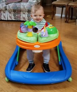 Safety 1st Dino Sounds 'n Lights Discovery Baby Walker with Activity Tray 55 71BapPRVghL