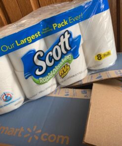 Scott Rapid-Dissolving Toilet Paper, Bath Tissue for RV & Boats , 4ct packs X 12= 48 rolls 4 Count (Pack of 12) 13 71BbyBcPKNL