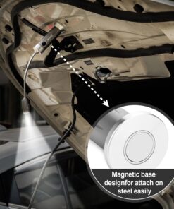 IMAGE Magnetic Ultra-Bright Barbecue Grill Light with Super Bright LED Lights, Magnetic Base Flexible Gooseneck BBQ Light for Grilling,Adjustable Any Gas,Charcoal,Electric Grill White- 1 Pair 31 71BdIaWLppL