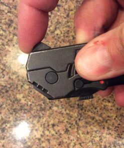 Smith & Wesson SWMP4LS 8.6in S.S. Assisted Folding Knife with 3.6in Serrated Clip Point Blade and Aluminum Handle for Outdoor Tactical Survival and EDC , Black 39 71BdiEcc5cL