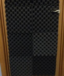 IZO All Supply Convoluted 2 Inch 12in W x 12in L Egg Crate Panels Acoustic Foam Sound Proof Wall Tiles, 6 Pack 2x12x12 (6pack Convoluted) 31 71BdjfpJ DL