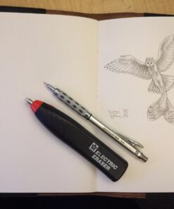 Pentel GraphGear 1000 Mechanical Pencil, (0.5mm), Black Barrel, 1 Each (PG1015A), Metallic Grey 0.5mm 1 Pack 47 71BdzippK1L