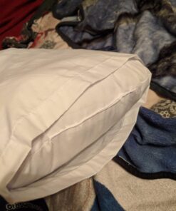 DMI Body Pillow, Side Sleeper Pillow and Pregnancy Pillow with Contoured Support to Eliminate Neck, Back, Hip, Joint Pain and Sciatica Relief with Removable Washable Cover, Firm, U Shape Neck Pillow Half Body Pillow 48 71BfUzy0x1L