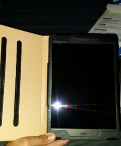 ProCase Galaxy Tab A 9.7 Case, Standing Cover Folio Case for 2015 Galaxy Tab A Tablet (9.7 Inch, SM-T550), with Multiple Viewing Angles, Document Card Pocket (Black) Black 29 71BfvIX70sL