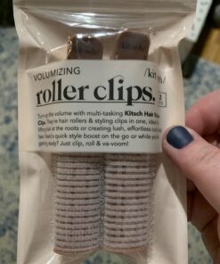 Kitsch Instant Volumizing Hair Clips for Women - Hair Roller Clips with Velcro Roller | Clip for Hair Volume & Curl | Easy to Use Volume Hair Clips for Root Lift of All Hair Type | Curl Clips, 2 Pcs 23 71BgIPNy7pL