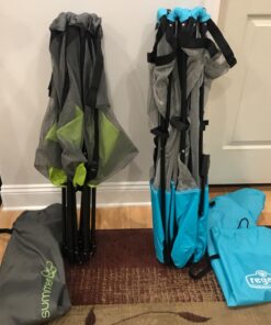 Summer Infant Pop ‘n Play Portable Playard, Green - Lightweight Play Pen for Indoor and Outdoor Use - Portable Playard with Fast, Easy and Compact Fold 40 71BgZpv0BaL