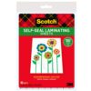 Scotch LS854SS10 Self-Sealing Laminating Sheets, 6.0 mil, 8 1/2 x 11 (Pack of 10) 9 x 12 in 33 71BhC yIOZL