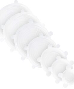 Alternative view of Modfamily Silicone Stretch Lids (7 pack, includes EXCLUSIVE XL SIZE), Reusable, Durable & Expandable to Fit Many Container Sizes & Shapes. Superior for Keeping Food Fresh, Dishwasher & Freezer Safe