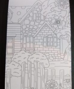 Color Therapy Coloring Books for Adult Relaxation DIY Stationery Cards Set with 32 Designs Coloring Stationery Note Cards Postcards, Hand Drawn Hand Written Greeting Card 51 71BhOhVYL