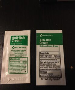 First Aid Only 18-012 Hydrocortisone Cream Packets, 12 Count 30 71BhaVthHuL