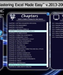 Alternative view of TEACHUCOMP Video Training Tutorial for Microsoft Excel 2013 2010 DVD-ROM Course and PDF Manual