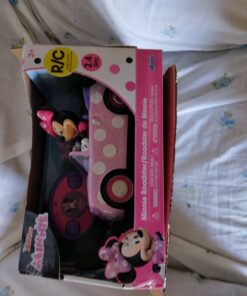 Disney Junior Minnie Mouse Roadster RC Car with Polka Dots, 27 MHz, Pink with White Polka Dots, Standard (97161) 22 71BiyNAqm5L