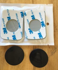 Slim Square Blind Spot Mirror, Ampper HD Glass Frameless Convex Rear View Mirror, Pack of 2 52 71BjpAXcp0L