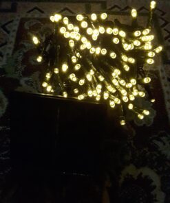 VMANOO Solar Christmas Lights 72 Feet 22 Meter 200 LED 8 Modes Fairy String Lights for Outdoor, Gardens, Homes, Wedding,Party,Lawn,Tree,Gift,Waterproof(Warm White) 1 PACK Warm White 37 71Bk3bwOFCL