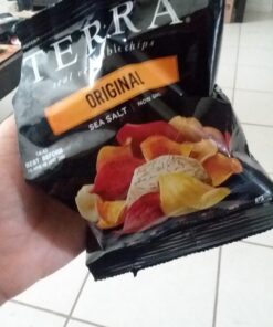 Terra Vegetable Chips with Sea Salt, Original, 1 oz (Pack of 24) 1 Ounce (Pack of 24) 35 71BkAU2C0FL