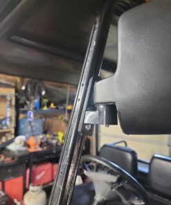 10L0L Golf Cart Mirror, No-drilling Side Rear View Mirror Fits EZGO Club Car Yamaha Golf Cart and Others Drilling Required Black 43 71BkdU GfRL