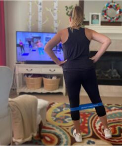 Athleema Set of 3 Loop Resistance Bands 12" X 2" Won't Roll, Non-Slip, Non-Stick, Ultra Durable 11 71BlIzlkJYL