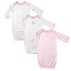 Luvable Friends Baby Girls' Cotton Gowns 0-6 Months Bird 21 71BlM2z5gtS
