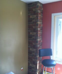 Wallpaper Faux Smooth Rust Tuscan Brick Wall, Looks Real Up! 11 yd 31 71BlPqB8MxL