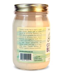 Alternative view of Gopal’s Raw Organic Coconut Butter, USDA Certified and non-GMO, 16 Ounce Glass Jar