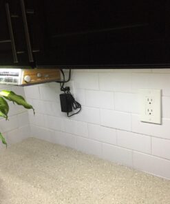 LEDJump Super Bright Dimmable Plug-In Daylight White Color 300 Lights LED Tape Flexible Rope Strip 12 Volts 3M Adhesive Tape Lighting System Certified (Strip Light Only, No Power) Strip Only 49 71BmkkUjK2L