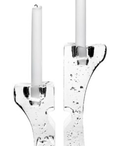 Kosta Boda Connect Candlestick, Set of 2