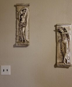 Design Toscano Water Maidens Wall Friezes (Set Includes: Dordogne & Seine), 22 Inch, Set of Two, Two Tone Stone 38 71BoRzLuCJL 2