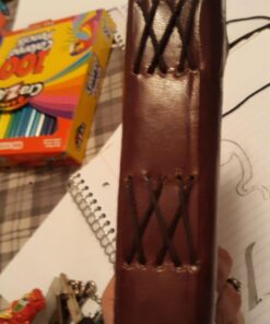 AzureGreen DOUBLE DRAGON Blank Page BOOK Handcrafted Leather Writing Unlined 5 x 7 JOURNAL (Brown) 47 71BokFAEjL