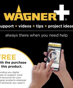 Wagner Spraytech 0282014 915e On-Demand Steam Cleaner & Wallpaper Removal, Multipurpose Power Steamer, 18 Attachments Included (Some Pieces Included in Storage Compartment) For Floor 915 Steam 52 71Boy3Mdj3L