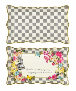 Talking Tables Truly Alice Food Serving Platter 12" x 7.5" a Tea Party Birthday, Multicolor 1 13 71BpOvc2MrS