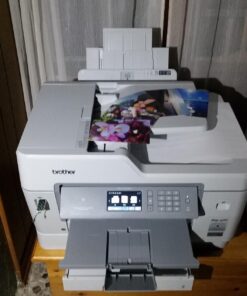 Brother Inkjet Printer, MFCJ6945DW, INKvestmentTank Color Inkjet All-in-One Printer with Wireless, Duplex Printing and Up to 1-Year of Ink in-Box, Amazon Dash Replenishment Enabled, White New Model: MFC-J6945DW (inc. 1 year ink) 37 71BqI3YDFmL