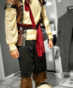 NACOCO Pet Dog Costume Pirates of The Caribbean Style (Medium) Medium Brown 28 71Bqx46QAZL