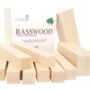 CanUsa Brand Basswood Carving Wood Blocks from Wisconsin USA. Whittling Wood Carving Wood Blocks for Carving. Contains Two Large Basswood Carving Blocks and Eight Small. 17 71Br5CbYZnL