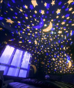 Alternative view of Star Projector Night Light for Kids Bedroom Ceiling Baby Starry Sky Night Lamp with Timer and Rotating Birthday Gifts for Boys Girls Toddlers Black