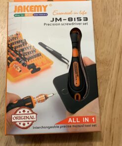 Screwdriver Set By JAKEMY, 43 in 1 Precision Screwdriver Kit Magnetic Replaceable Bits Repair Tool Kit Opening Tool and Tweezer for phone Cellphone PC Electronics Jm-8153+ 43 in 1 42 71BtvLIa1KL