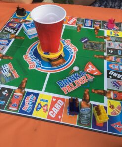 DRINK-A-PALOOZA Board Game: Fun Drinking Games for Couples Game Night | The Drinking Board Game for Parties That Combines Beer Pong + Flip Cup + Kings Cup Card Game and All The Best Drinking Games 46 71BtvcBecDL