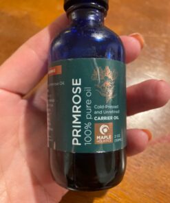 Pure Evening Primrose Oil for Skin - Cold Pressed Natural Face Moisturizer and Nourishing Hair Oil - Use in DIY Skin Care for Dry Flaky Skin Hydration and as a Carrier Oil for Essential Oils Mixing 30 71BtyzZnVbL