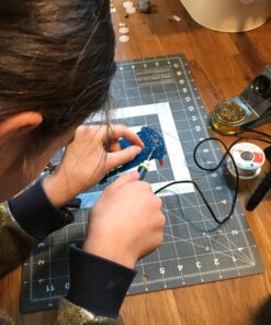 MiOYOOW Practice Soldering Learning Electronics Kit Smart Car Soldering Project Kits Line Following Robot Beginners DIY Electronics Education School Competition W/English Manual 1 Pack-soldering Tracking Car(dc Motor) 61 71BugQsEjjL