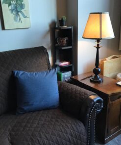 Globe Electric 12398 Set of Two 27" Table Lamps, Bronze Finish, Beige Shades Oil-Rubbed Bronze 38 71BuqpQ4zkL