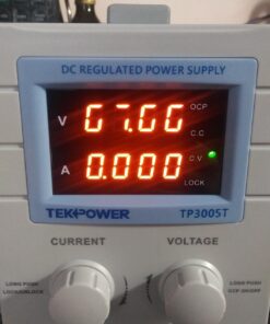 Tekpower TP3005T Variable Linear DC Power Supply, 0-30V @ 0-5A with Alligator Test Leads (110V Input) 40 71ButaiE1DL