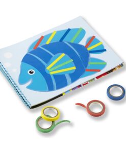 Melissa & Doug Tape Activity Book: 4 Rolls of Easy-Tear Tape and 20 Reusable Scenes 23 71BvEJZ5CFL