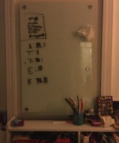 Quartet Magnetic Glass Dry Erase White Board, 3' x 2' Whiteboard, Infinity Frameless Mounting, White Surface (G3624W) 3' x 2' 39 71BvuAtMT7L