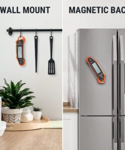 ThermoPro TP710 Instant Read Meat Thermometer Digital for Cooking, 2-in-1 Waterproof Kitchen Food Thermometer with Dual Probes and Dual Temperature Display for Oven, Grilling, Smoker & BBQ Upgrade 47 71Bw1bl7WNL