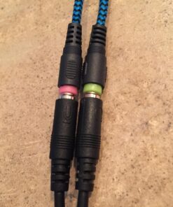 StarTech.com Headset Adapter, Microphone and Headphone Splitter - 3.5mm Male Aux to 3.5mm Female Audio & Mic Combo Jack Y Cable for Laptop / PC (MUYHSMFF) Black Male to Female 32 71BwdBiXhmL