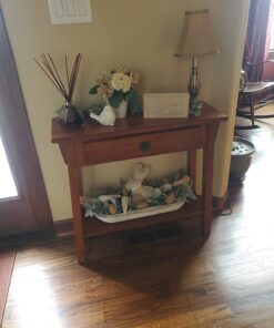 Leick Home Favorite Finds Mission, 10 in x 30 in x 28 in, Russet/Blackened Console Table 41 71BxS 4EVwL