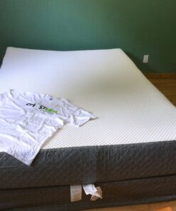 GhostBed Classic 11 Inch Cool Gel Memory Foam & Latex Mattress - Medium-Firm Feel, Made in The USA, Queen Mattress Only 41 71By1jBnBQL